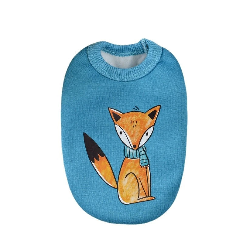 New Cartoon Warm Winter Mini Pet Clothing Clothes For Baby Puppy Small Cats Dogs