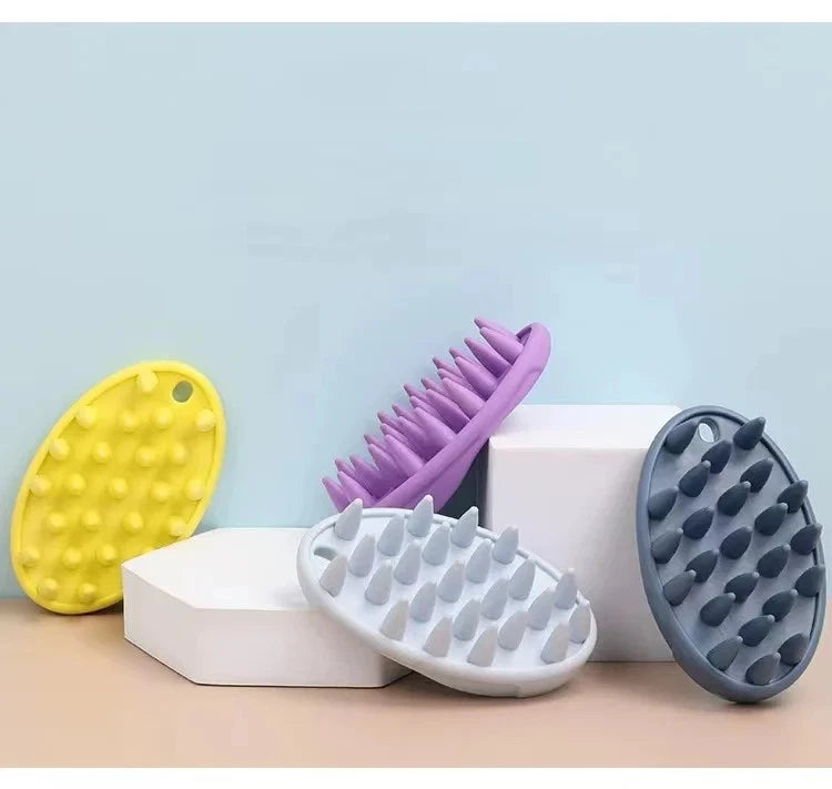 Bathroom Puppy Dog Cat Bath Massage Gloves Brush Safety Silicone Pet Accessories