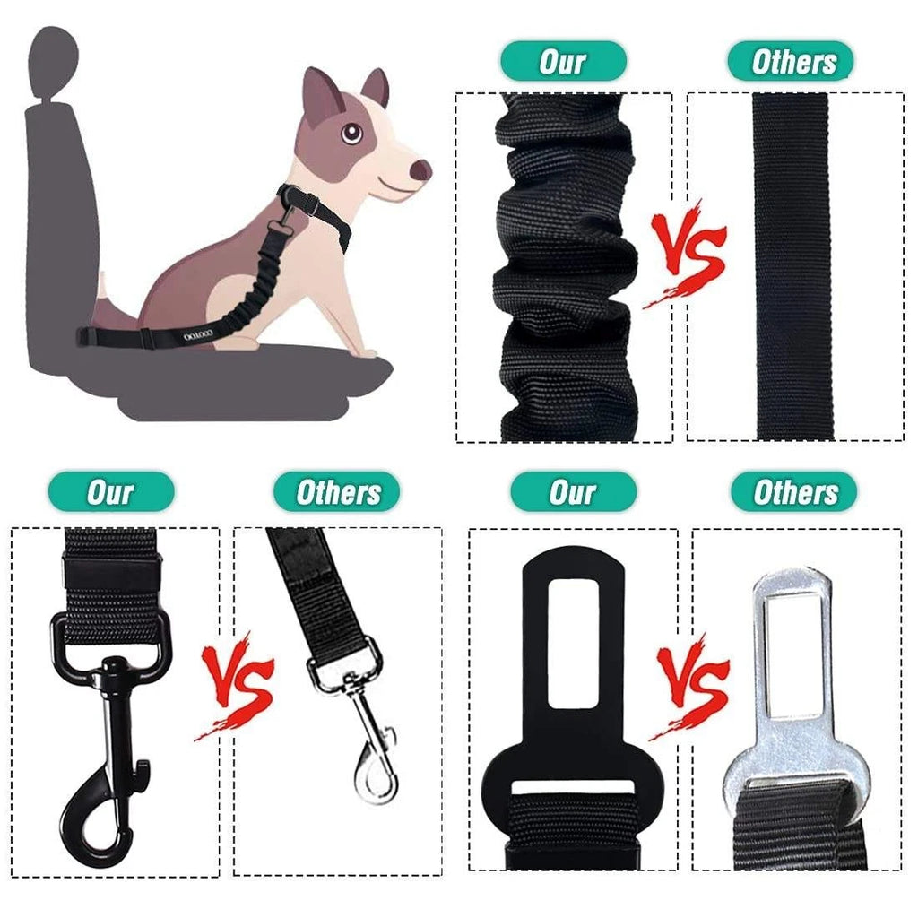Dog Seat Belt Adjustable Pet Car Safety Harness