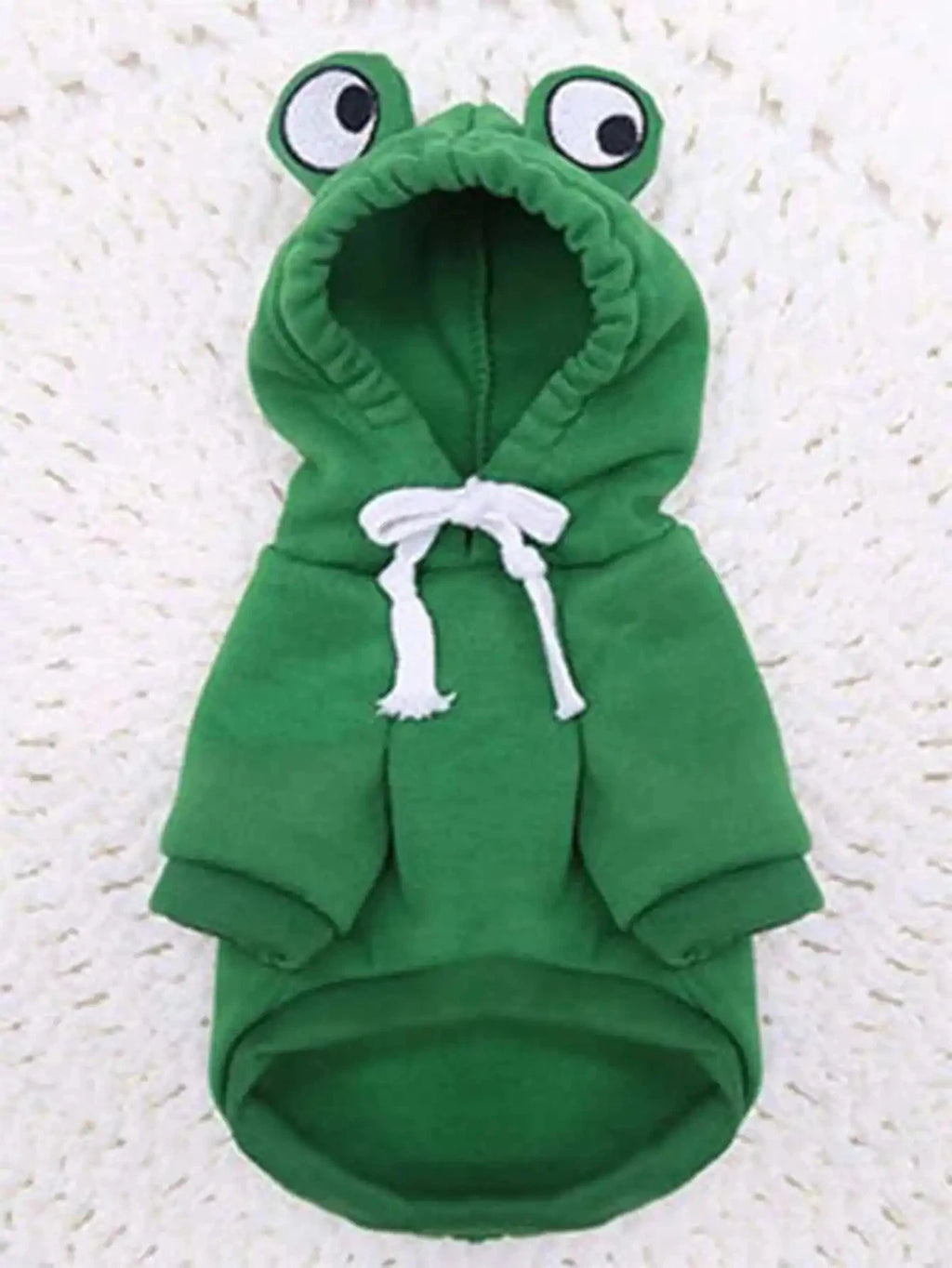 1PC Cute Frog Pet Sweater for Small and Medium Dogs - Green Dog Hoodie with Fun