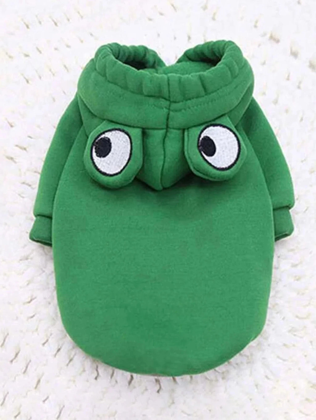 1PC Cute Frog Pet Sweater for Small and Medium Dogs - Green Dog Hoodie with Fun