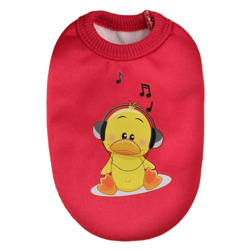 New Cartoon Warm Winter Mini Pet Clothing Clothes For Baby Puppy Small Cats Dogs