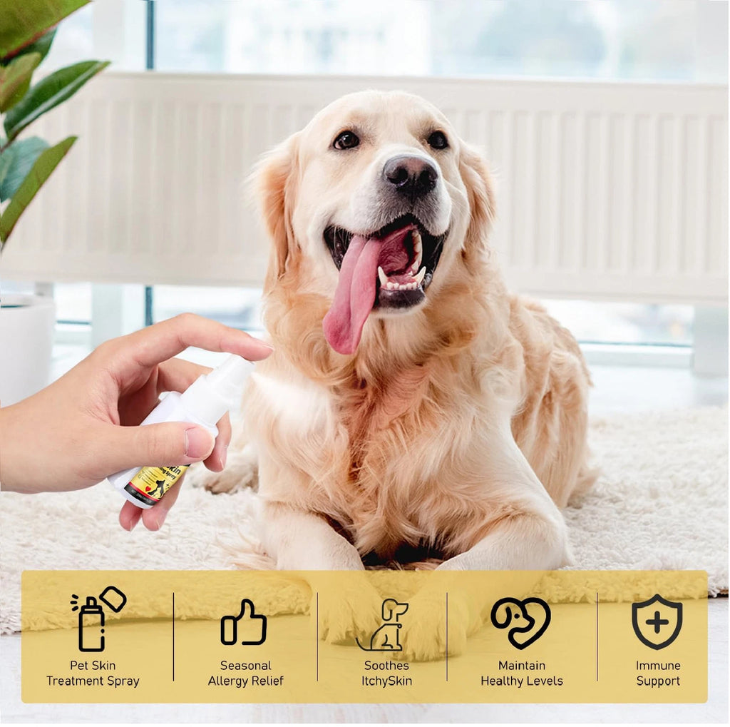 2Pcs Pet Skin Soothing Spray for Dogs,Pet Skin Treatment Spray for Dogs and Cats
