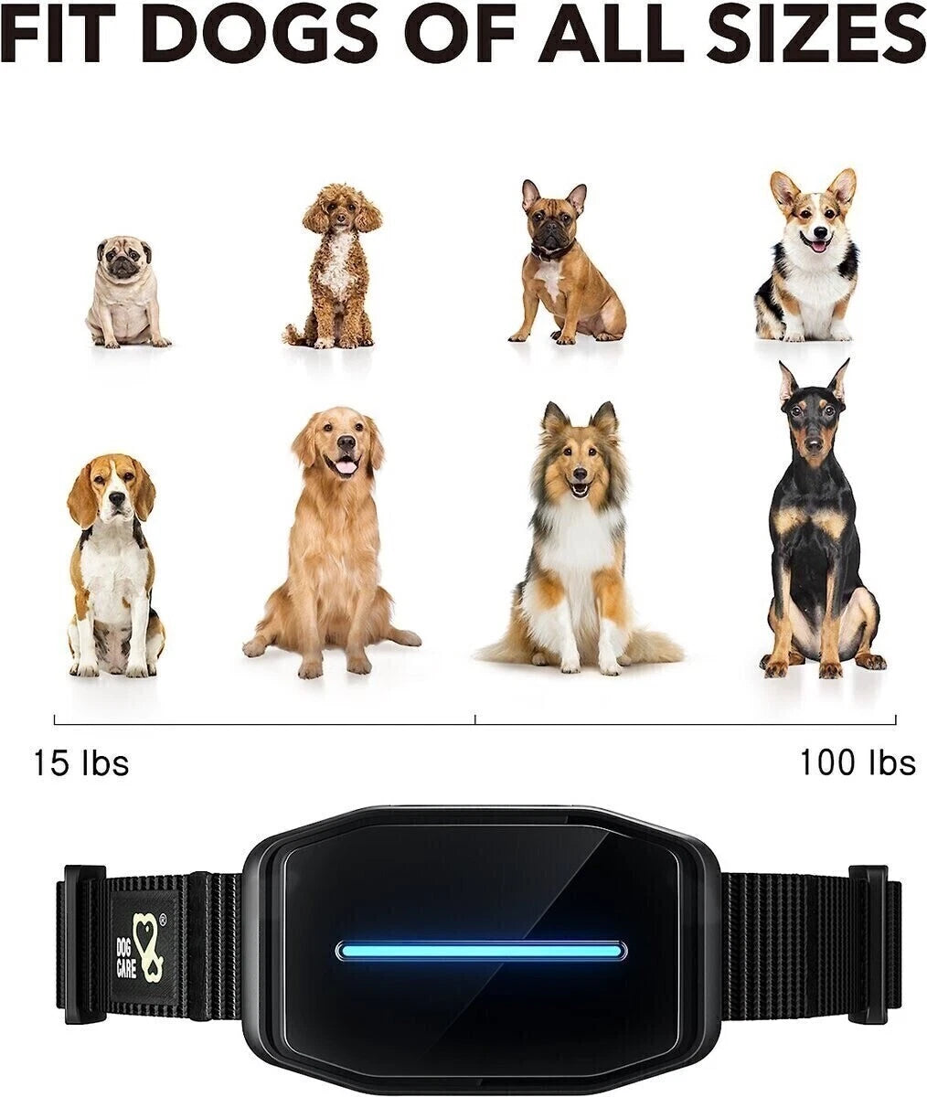 10Pc Dog Bark Control Shock Collar Two Safe Training Modes for Pets Rechargeable