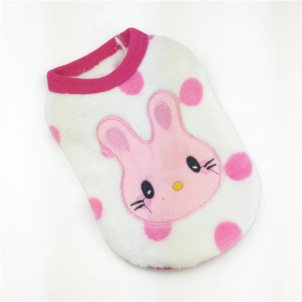 New Cartoon Warm Winter Mini Pet Clothing Clothes For Baby Puppy Small Cats Dogs