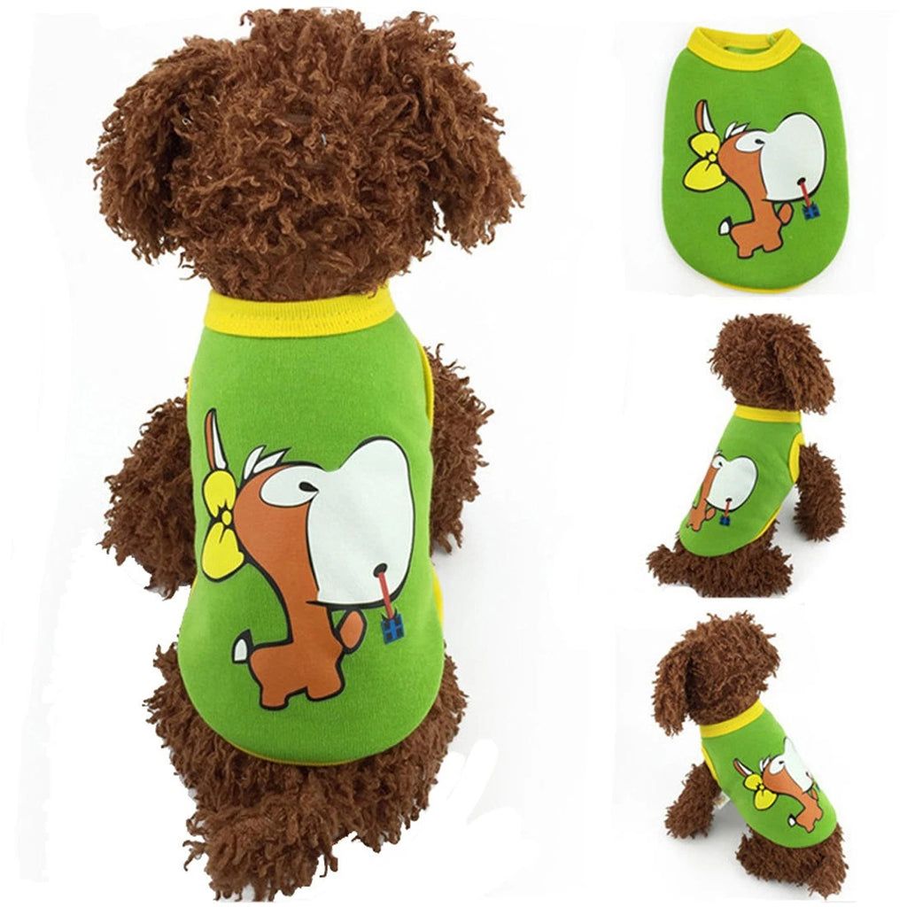 New Cartoon Warm Winter Mini Pet Clothing Clothes For Baby Puppy Small Cats Dogs
