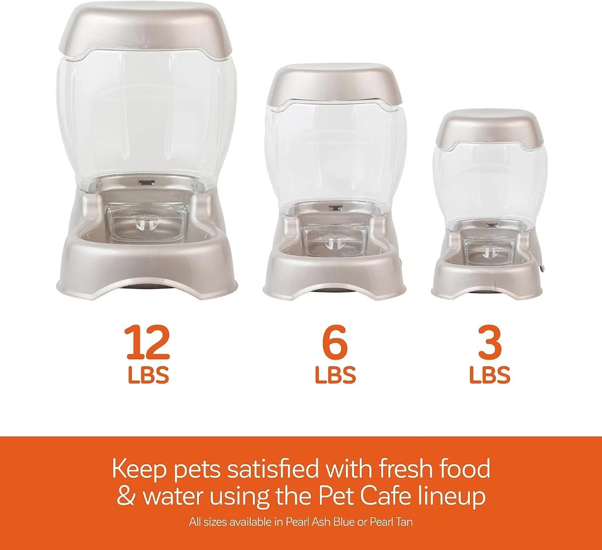 Whisker Friendly Pearlescent Pet Feeder - Accommodates Multiple Pets (6 lbs)