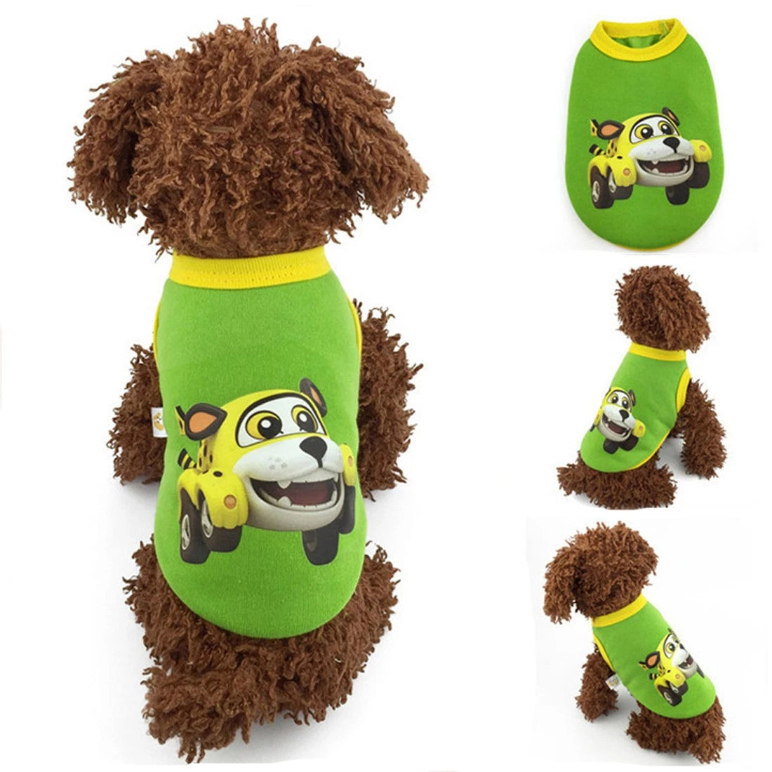 New Cartoon Warm Winter Mini Pet Clothing Clothes For Baby Puppy Small Cats Dogs