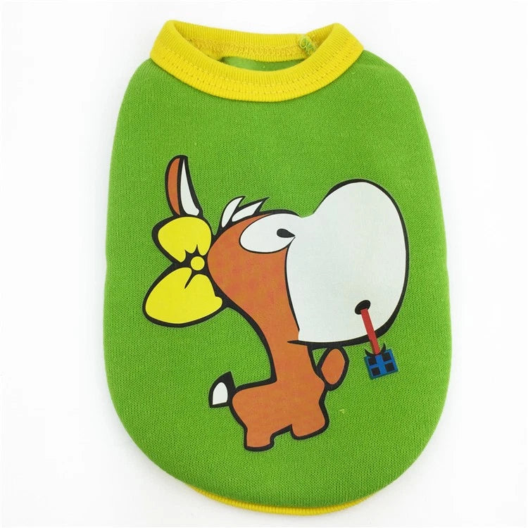 New Cartoon Warm Winter Mini Pet Clothing Clothes For Baby Puppy Small Cats Dogs
