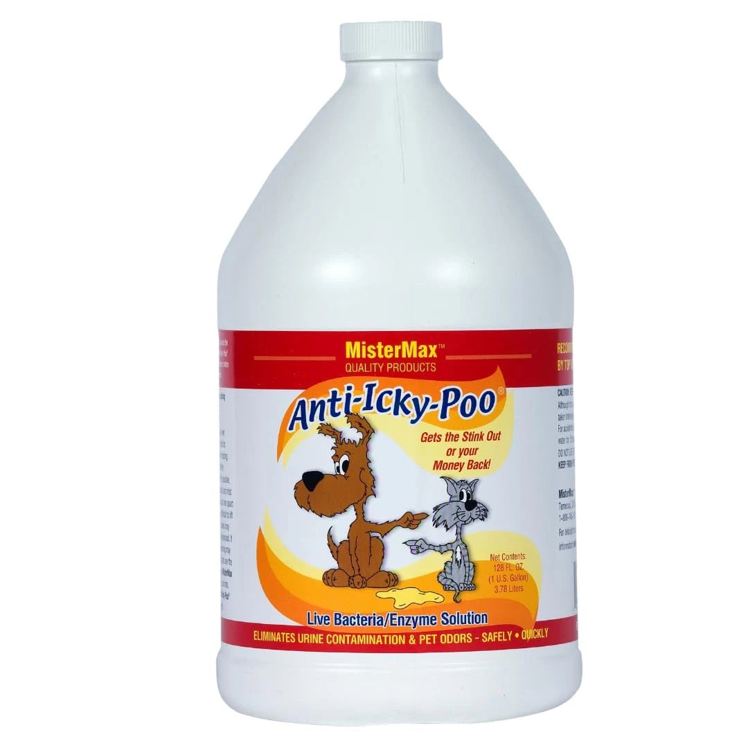 Anti Icky Poo Pet Urine Enzyme Cleaner &amp; Feces Odor Remover, Enzymatic Cleane...