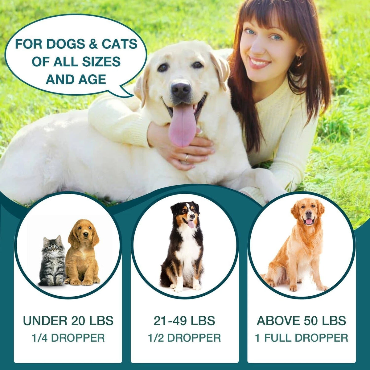 Pet Oil for Dogs and Cats Anxiety Stress Pain Relief Joint Hip Аrthritis Sleep A