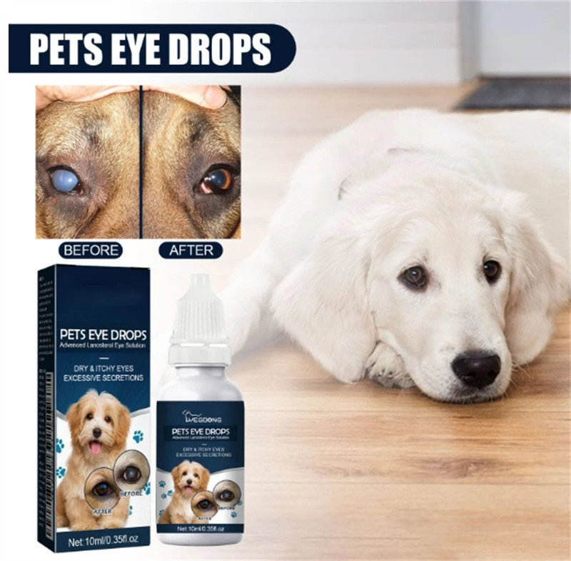 Eye Drops for Pets Bacterial,Vira<wbr/>l and Fungal &amp; Infections Dog Cat Treatment US