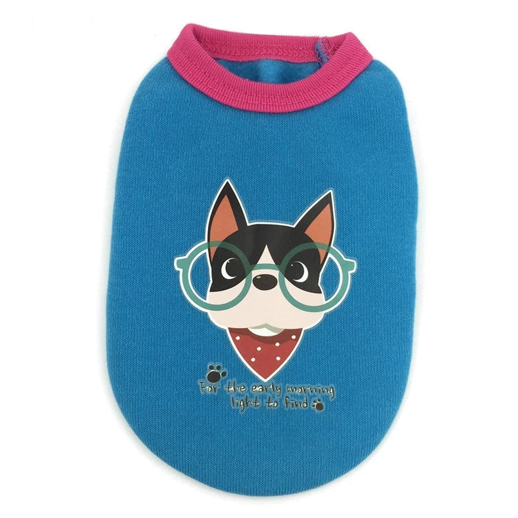 New Cartoon Warm Winter Mini Pet Clothing Clothes For Baby Puppy Small Cats Dogs