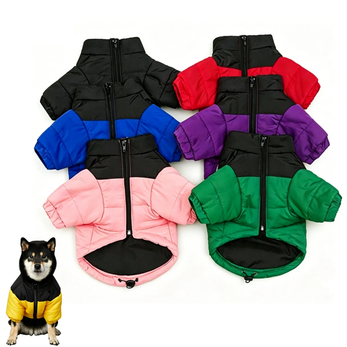 The Dog Face Winter Pet Dog Down Jacket Clothes for Small Medium Dogs Warm Thick