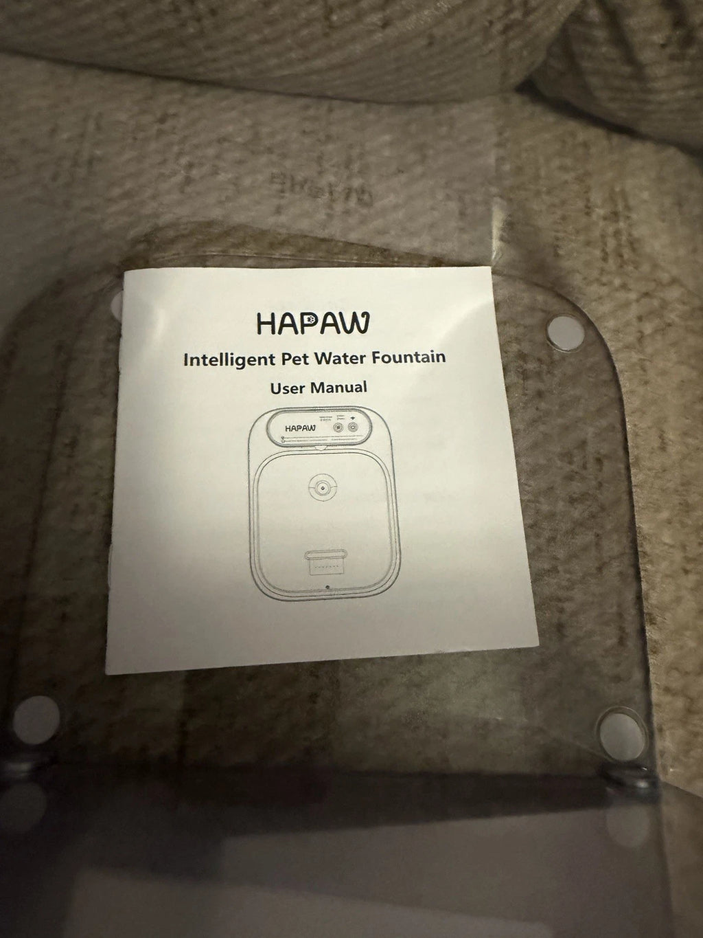 HAPAW Cat Water Fountain Automatic Pet Waterer for Cats &amp; Small Dogs Model P002