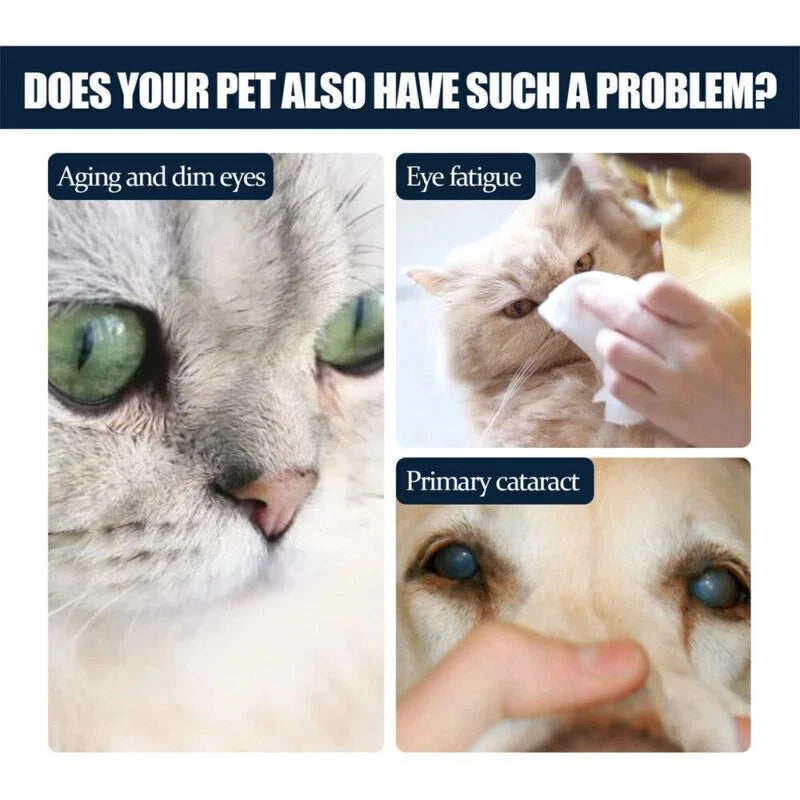 Eye Drops for Pets Bacterial,Vira<wbr/>l and Fungal &amp; Infections Dog Cat Treatment US