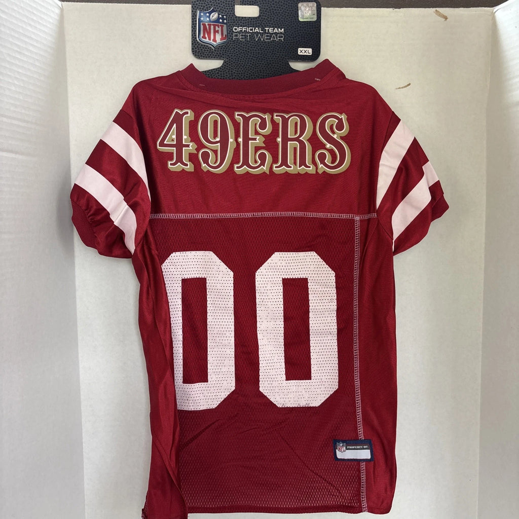 Pets First San Francisco 49ers Licensed NFL Mesh Football Jersey Dog XXL 24”-28”