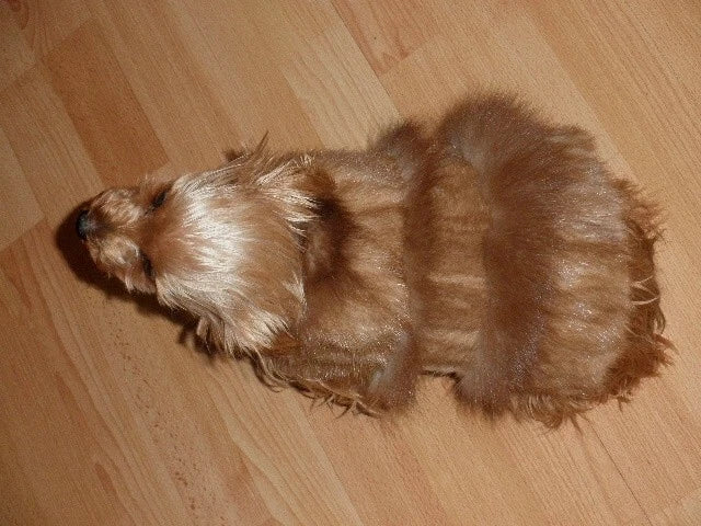 ~*~ Fashion Mink Fur Small Pet Dog Coat Clothes S M~*~