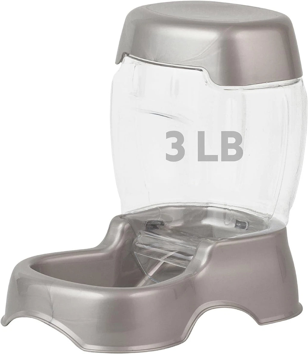 Whisker Friendly Pearlescent Pet Feeder - Accommodates Multiple Pets (6 lbs)