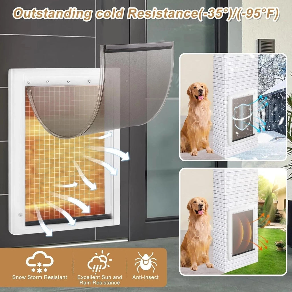 Large Dog Pet Door Replacement Flap PAC11-11039 For Pet Safe 16 7/8” x 10 1/8''