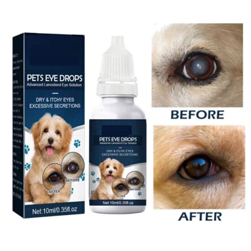 Eye Drops for Pets Bacterial,Vira<wbr/>l and Fungal &amp; Infections Dog Cat Treatment US
