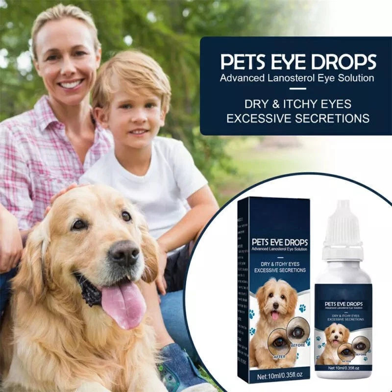 Eye Drops for Pets Bacterial,Vira<wbr/>l and Fungal &amp; Infections Dog Cat Treatment US