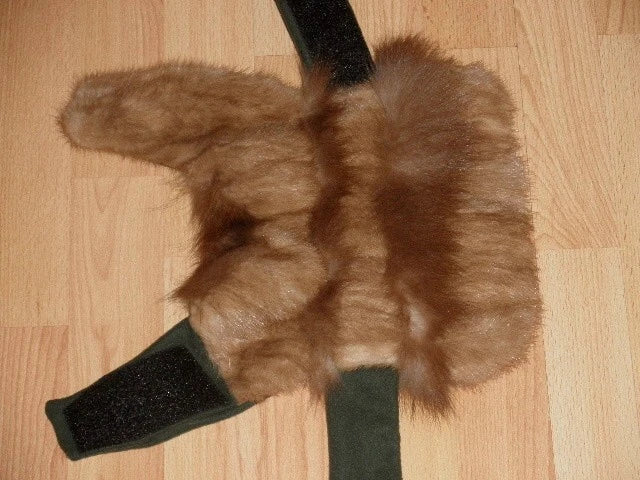~*~ Fashion Mink Fur Small Pet Dog Coat Clothes S M~*~