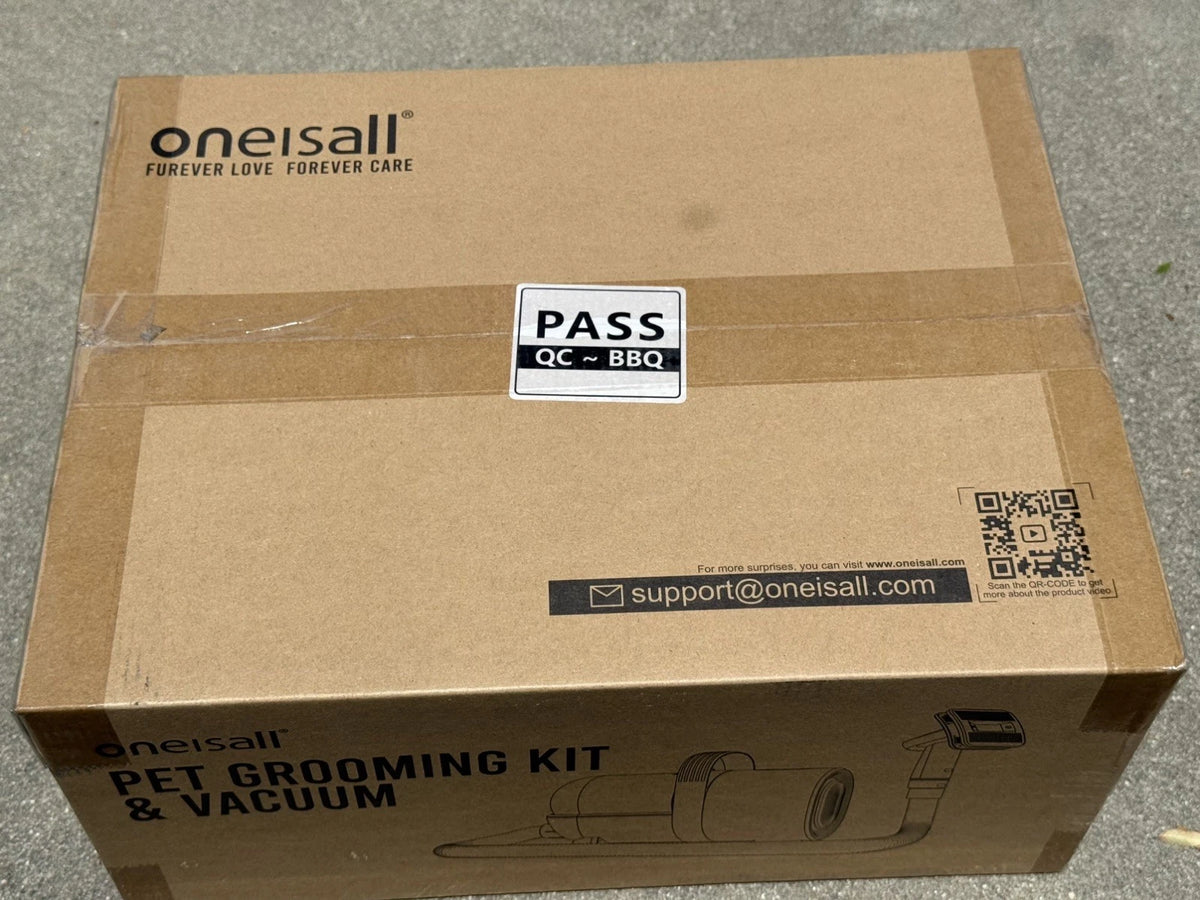 ONEISALL Dog Grooming Kit &amp; Pet Hair Vacuum 7 in 1 Professional Vacuum New