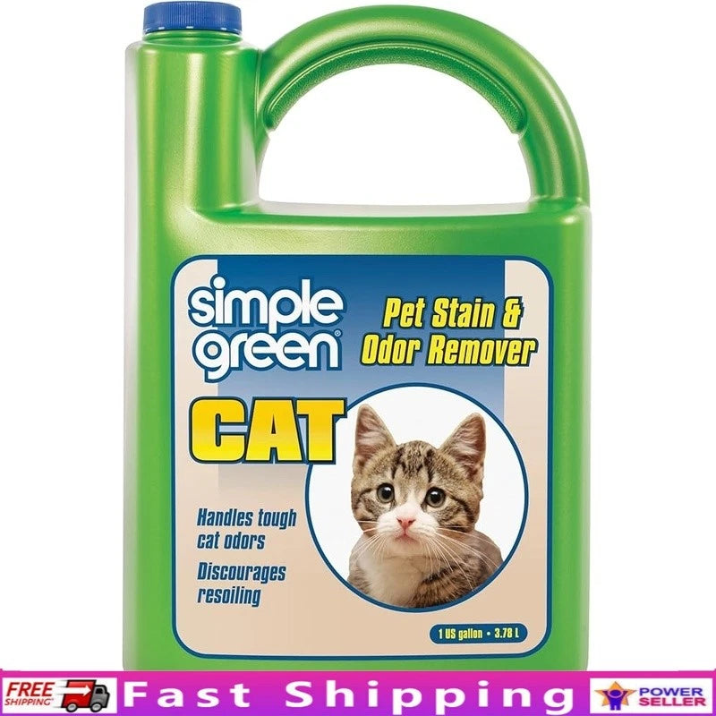 Enzyme Cleaner Stains Odors Urine Feces Vomit Carpet Upholstery Pet Safe New